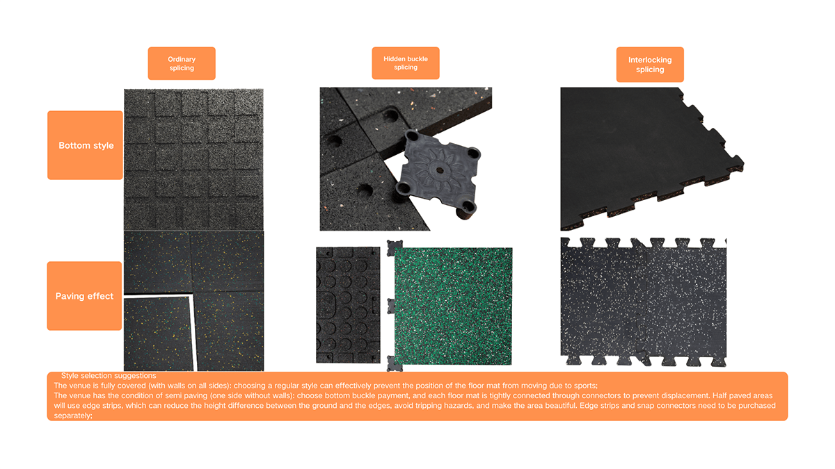 Composite elastic rubber mat (full color)