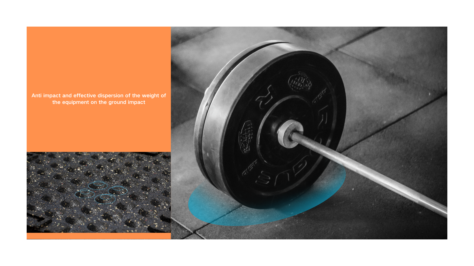 Ordinary elastic rubber mat (color dots)