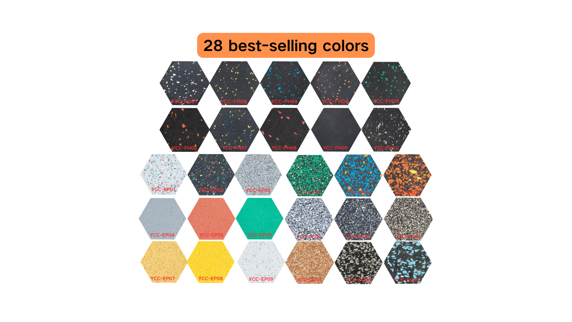 Rolled coil elastic rubber mat