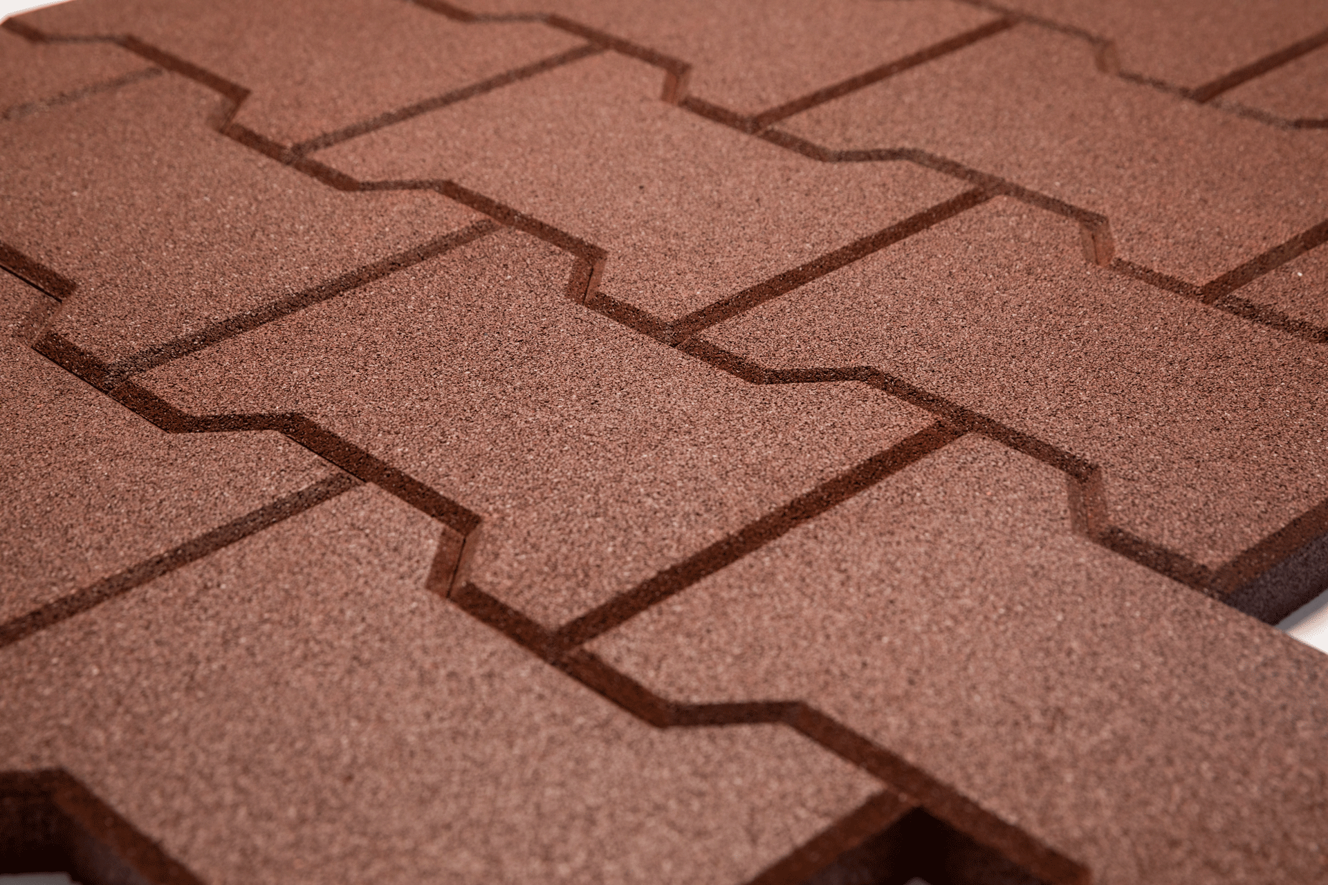 Bone type rubber brick