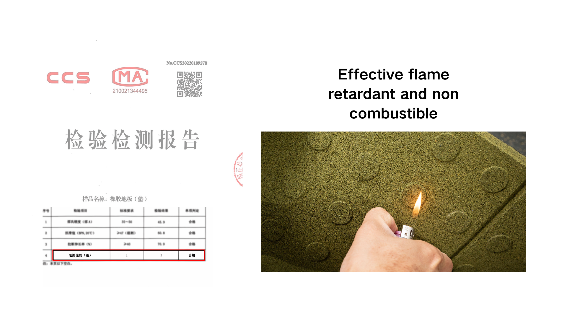 Tactile rubber brick (tactile paving brick)