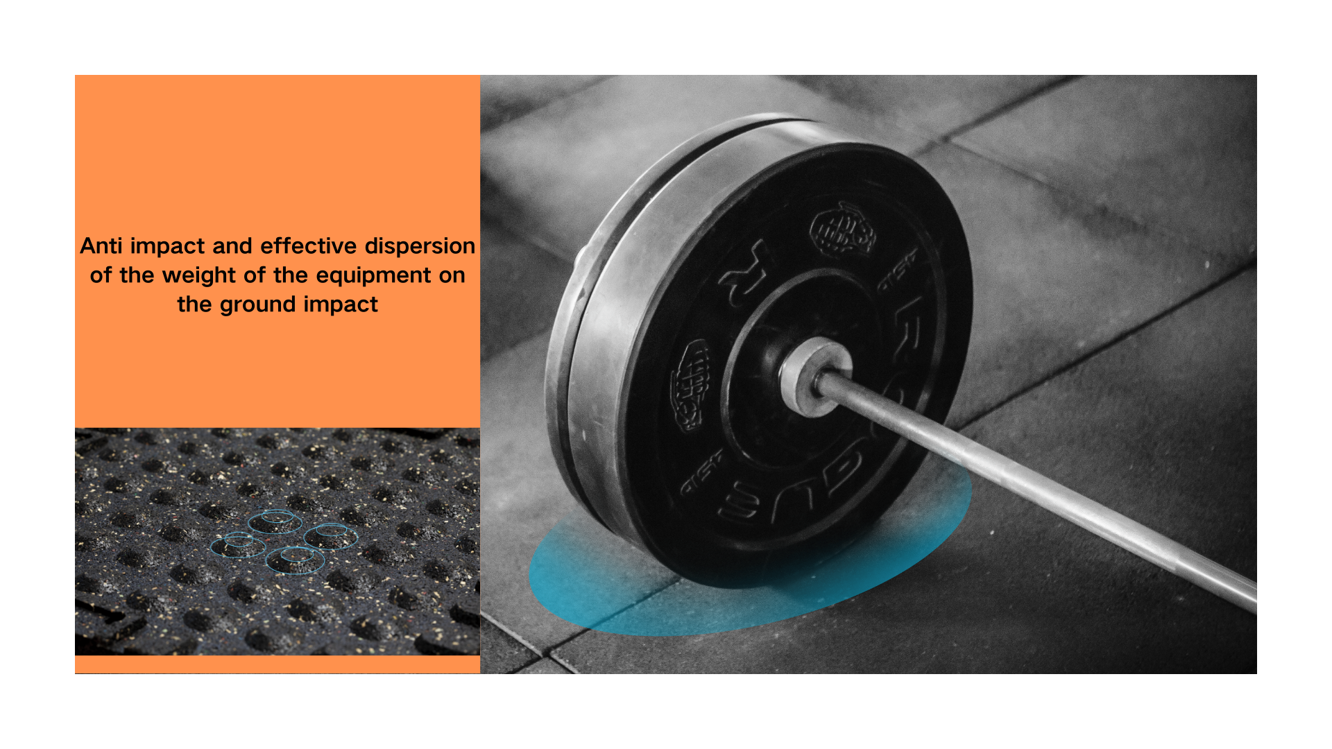 Ordinary elastic rubber floor mat (solid color)