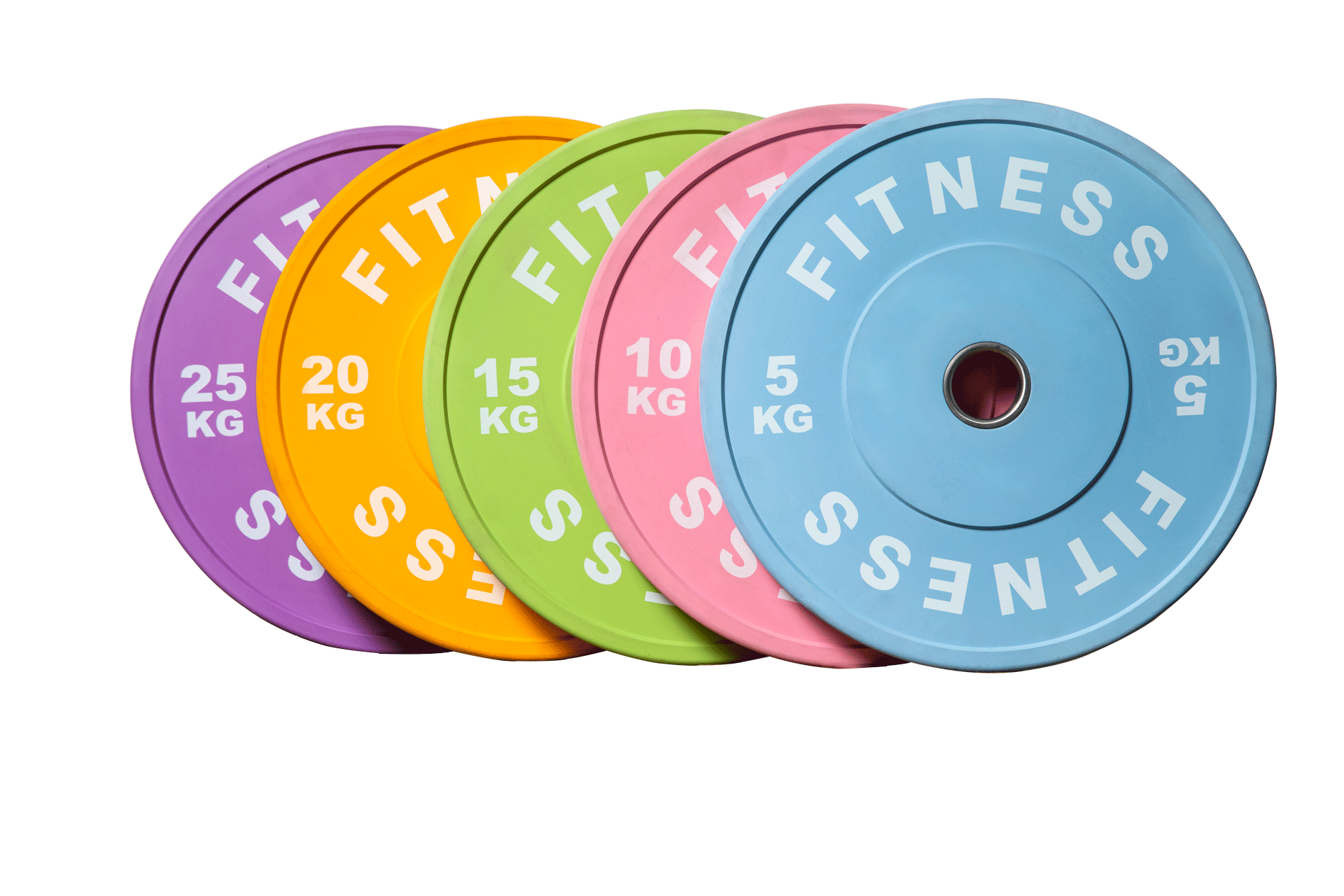 Colored Rubber Bumper Plates(macaron color)