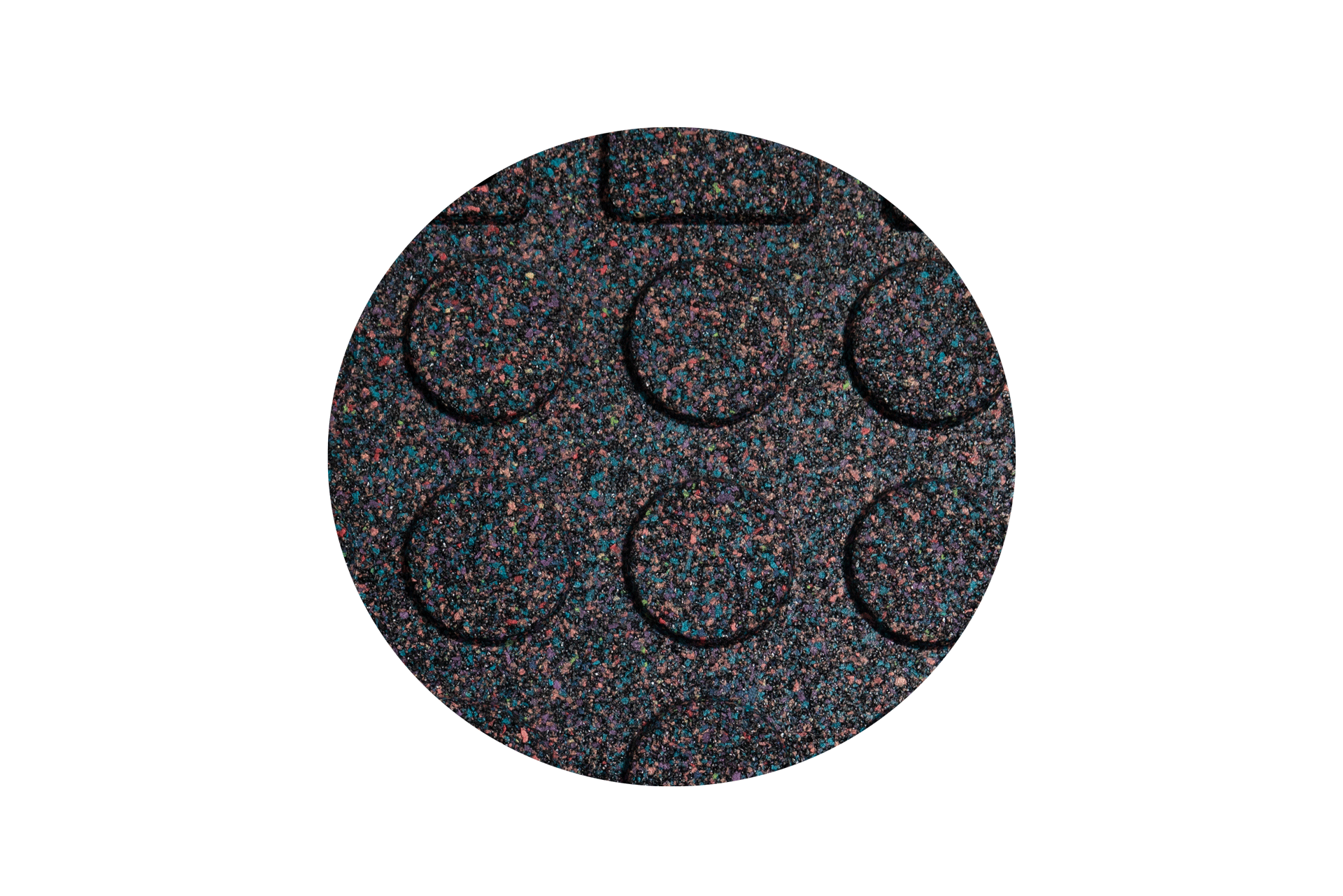 Lightweight composite elastic rubber floor mat  (Plus)