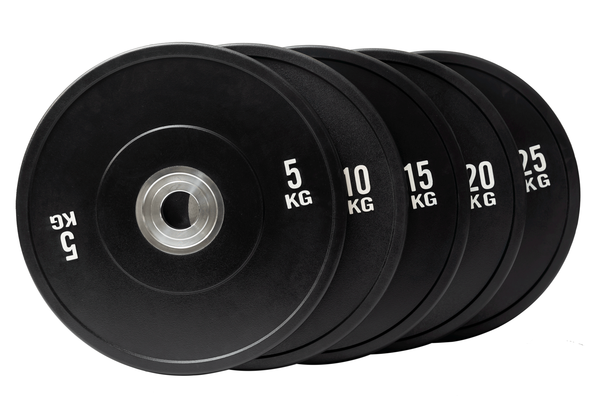 Black Training Barbell Plates (Hub)