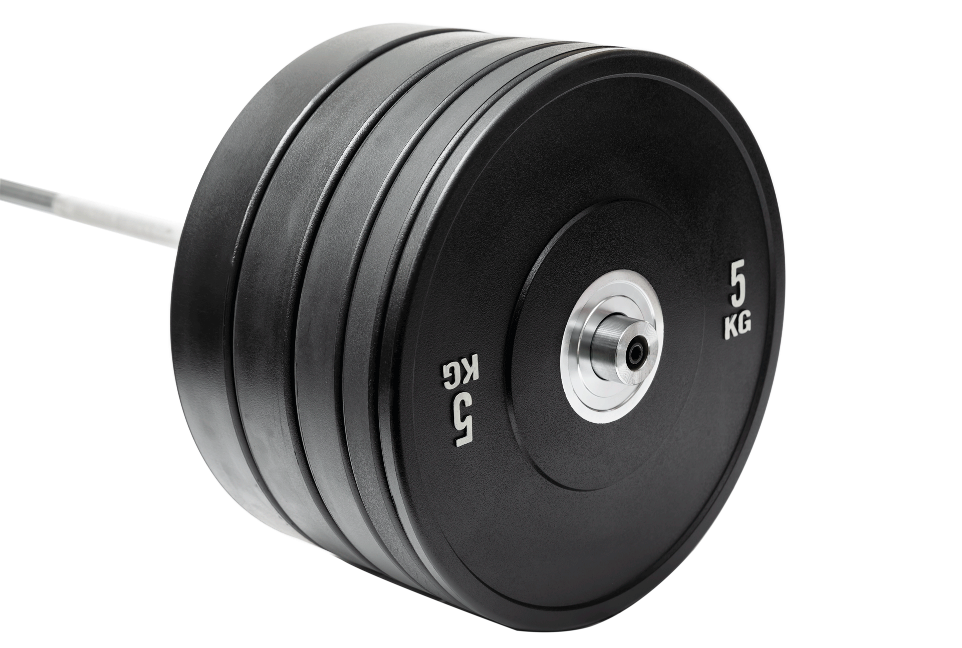 Black Training Barbell Plates (Hub)